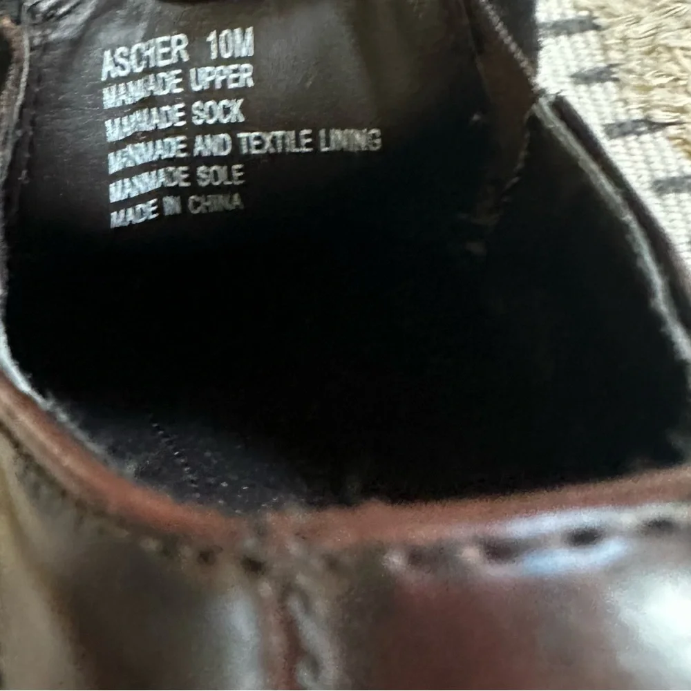 Alfani Ascher Men’s Size 10M Brown SlipOn Loafer. Beautiful Shoe Gently PreLoved